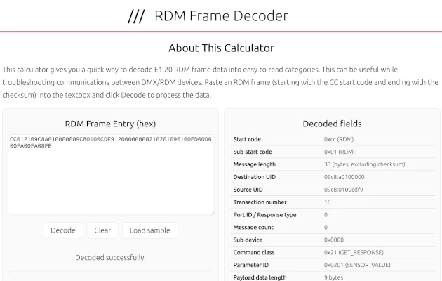 UI of rdm.50x.ca