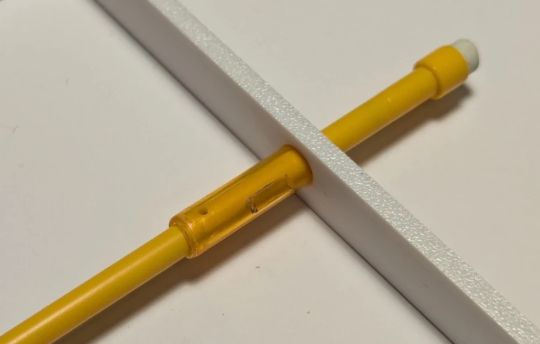 The outer tube and the inner tube is used to create a pivot.